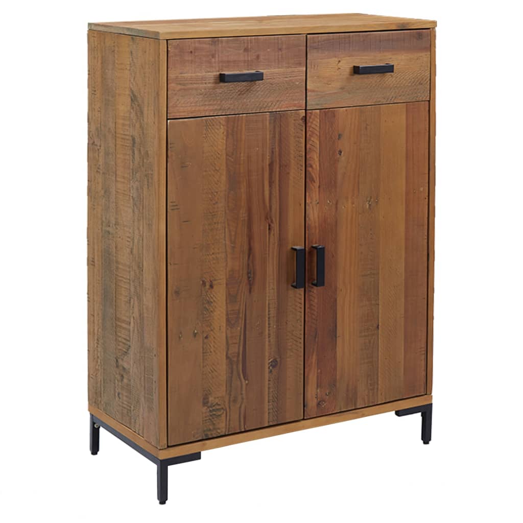 Skoskap 75x40x110 cm heltre furu