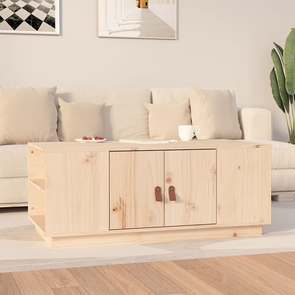 Salongbord 100x50x41 cm heltre furu