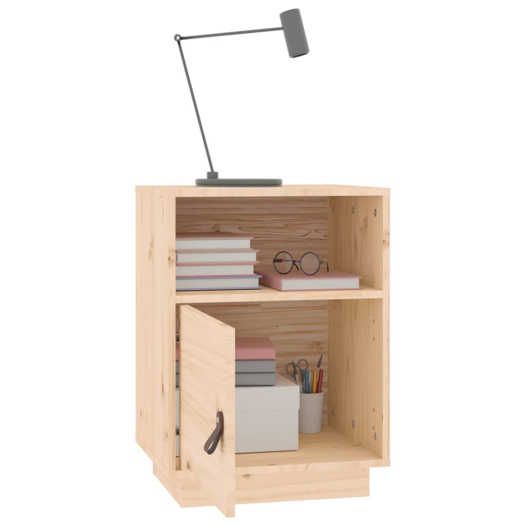 Nattbord 2 stk 40x34x55 cm heltre furu
