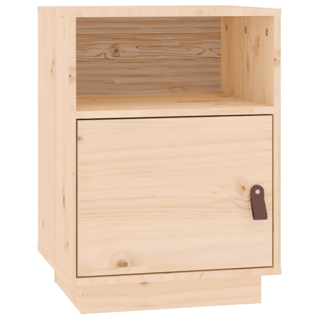Nattbord 2 stk 40x34x55 cm heltre furu