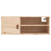 Veggskap 2 stk 80x30x30 cm heltre furu