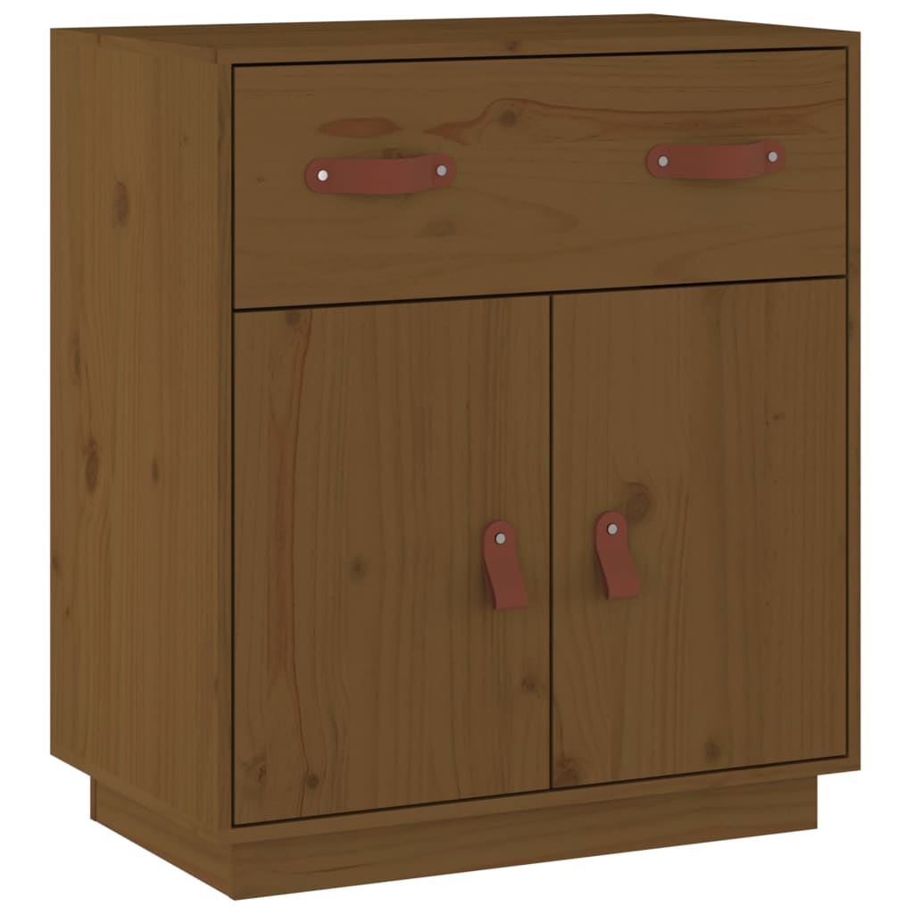 Skjenk honningbrun 65,5x40x75 cm heltre furu