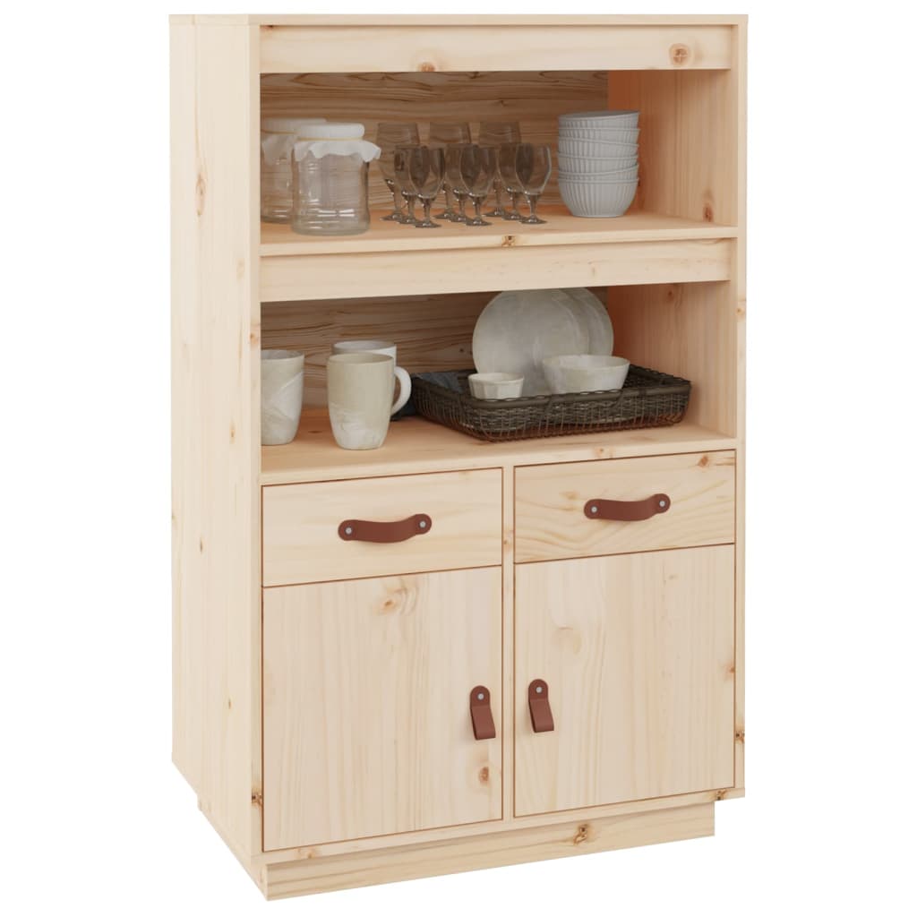 Highboard 67x40x108,5 cm heltre furu