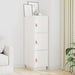 Highboard hvit 34x40x108,5 cm heltre furu