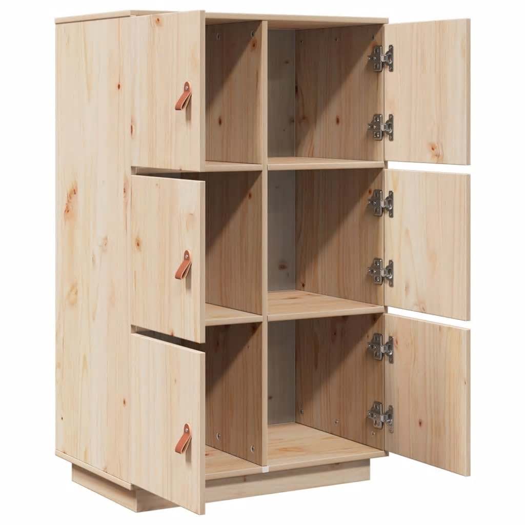 Highboard 67x40x108,5 cm heltre furu