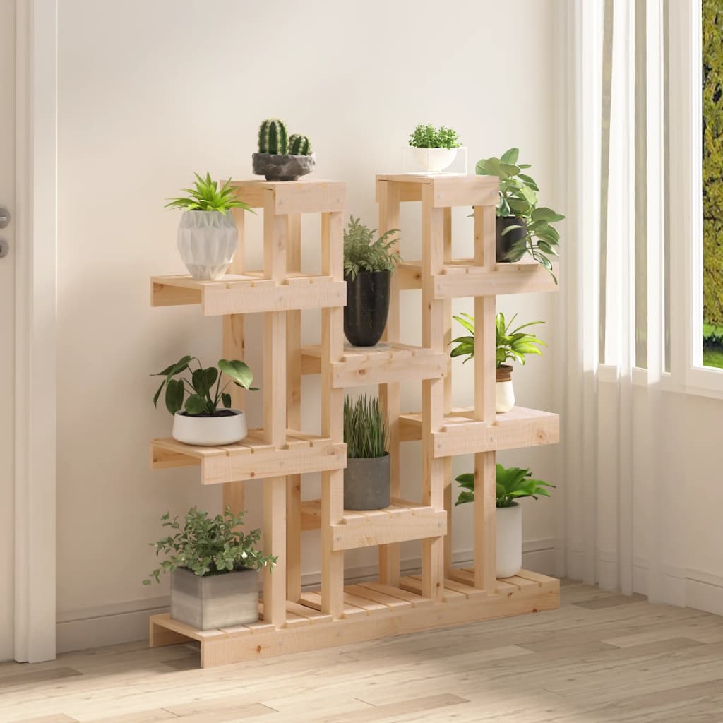 Plantestativ 104,5x25x109,5 cm heltre furu