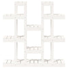 Plantestativ hvit 104,5x25x109,5 cm heltre furu