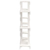 Plantestativ hvit 104,5x25x109,5 cm heltre furu