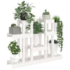 Plantestativ hvit 104,5x25x77,5 cm heltre furu