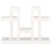 Plantestativ hvit 104,5x25x77,5 cm heltre furu