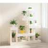 Plantestativ hvit 92x25x97 cm heltre furu