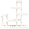 Plantestativ hvit 92x25x97 cm heltre furu