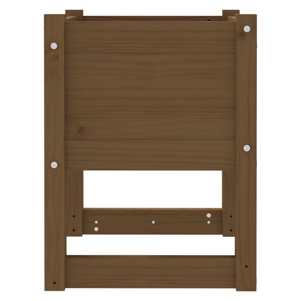 Plantekasse honningbrun 40x40x52,5 cm heltre furu