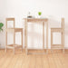 Barstoler 2 stk 40x41,5x112 cm heltre furu vidaXL