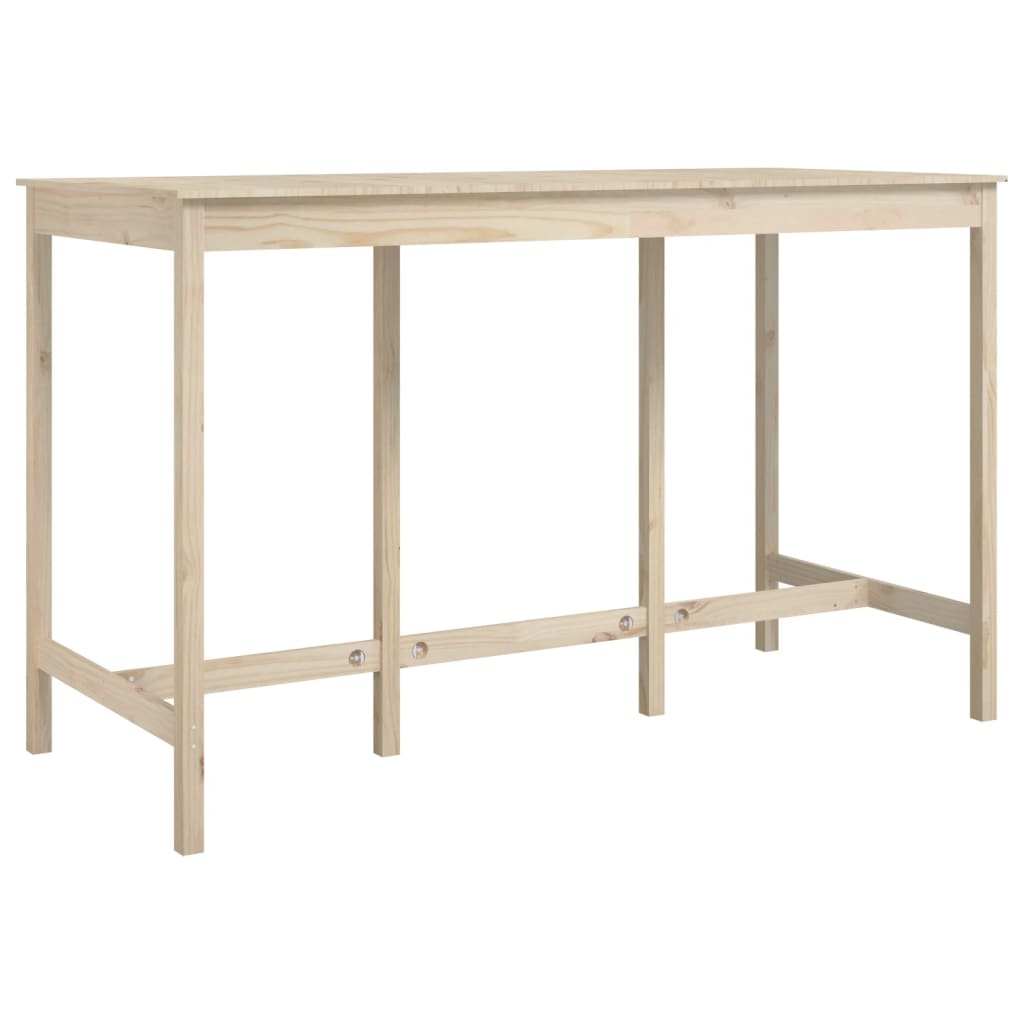 Barbord 180x80x110 cm heltre furu vidaXL
