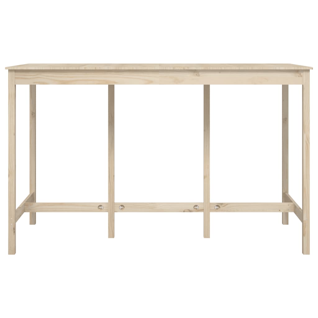 Barbord 180x80x110 cm heltre furu vidaXL