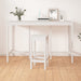 Barbord hvit 180x80x110 cm heltre furu vidaXL