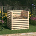Kompostkasse 80x80x78 cm heltre furu