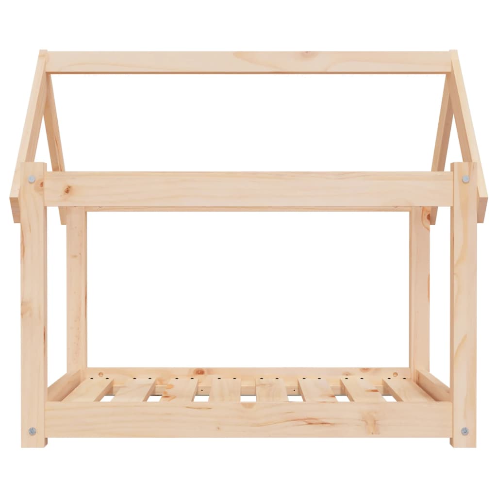 Hundeseng 81x60x70 cm heltre furu