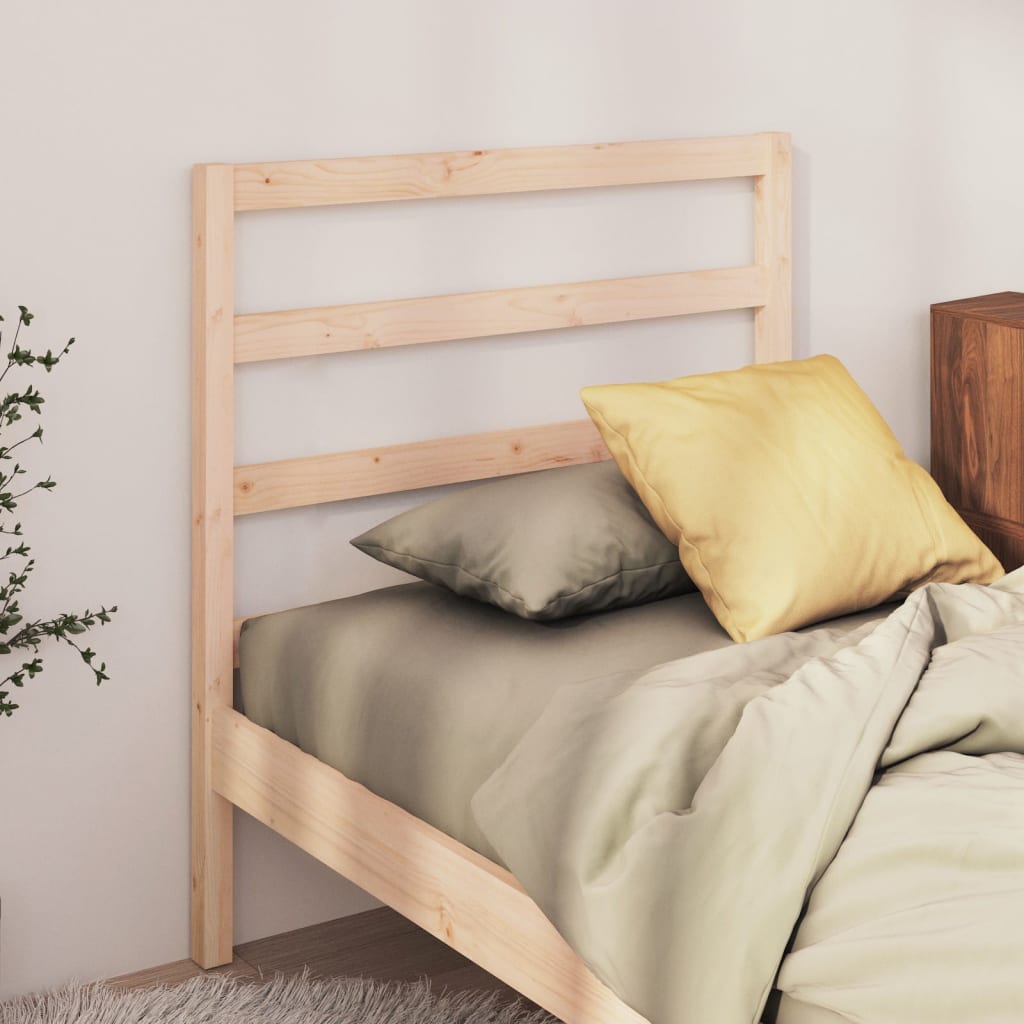 Sengegavl 95x4x100 cm heltre furu