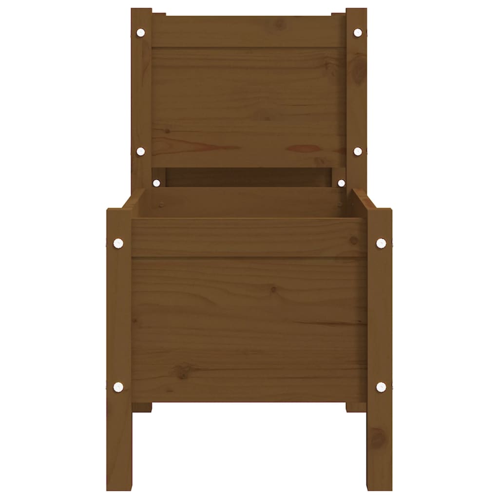 Plantekasse honningbrun 178,5x44x75 cm heltre furu