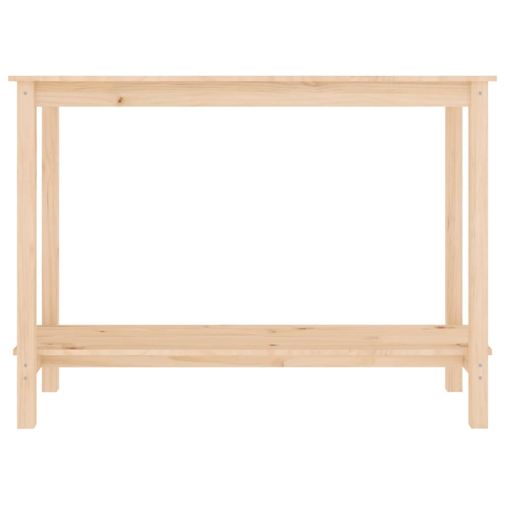 Konsollbord 110x40x80 cm heltre furu