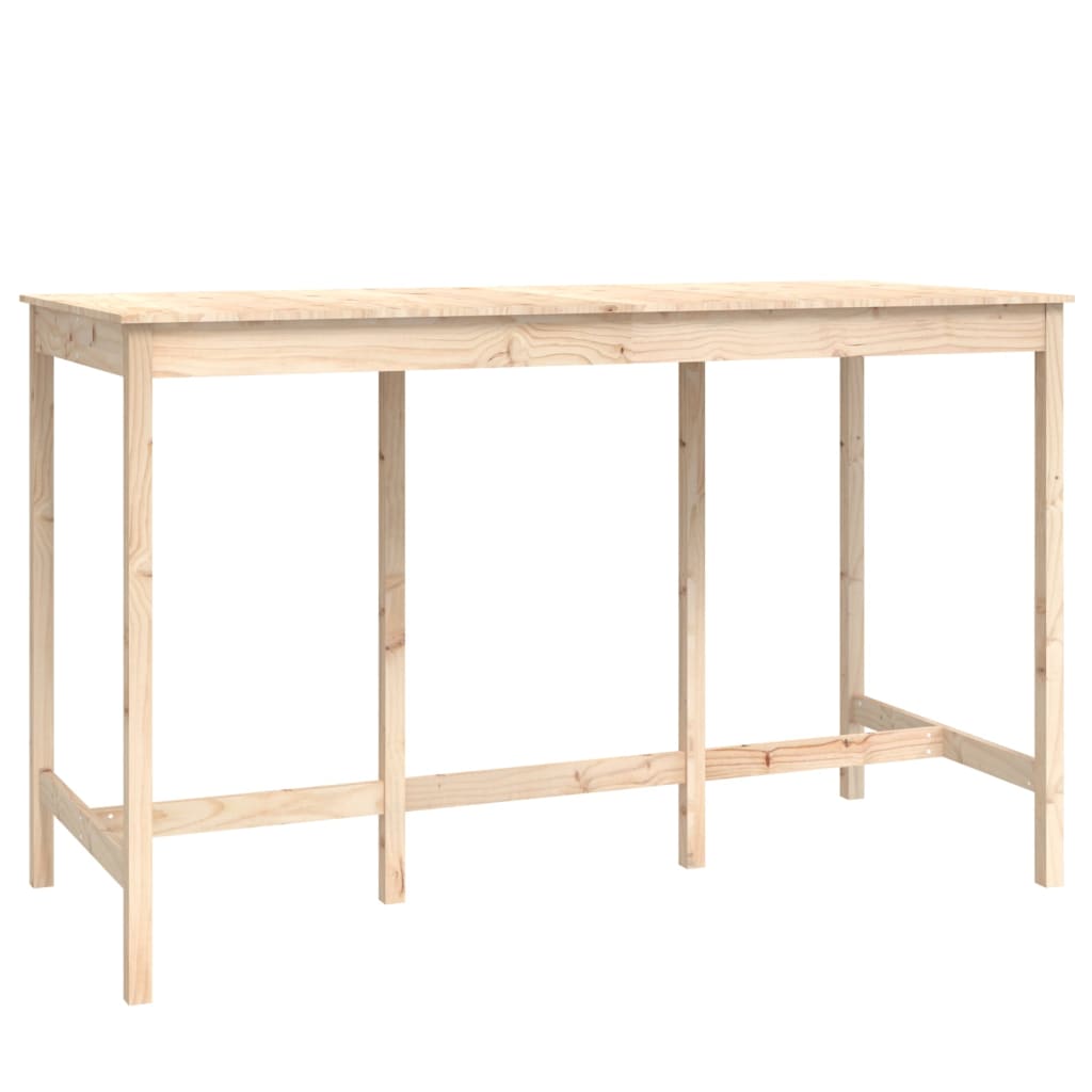 Barsett 9 deler heltre furu vidaXL