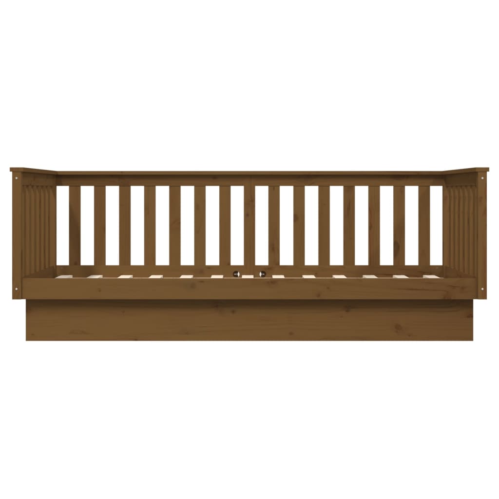 Dagseng honningbrun 100x200 cm heltre furu