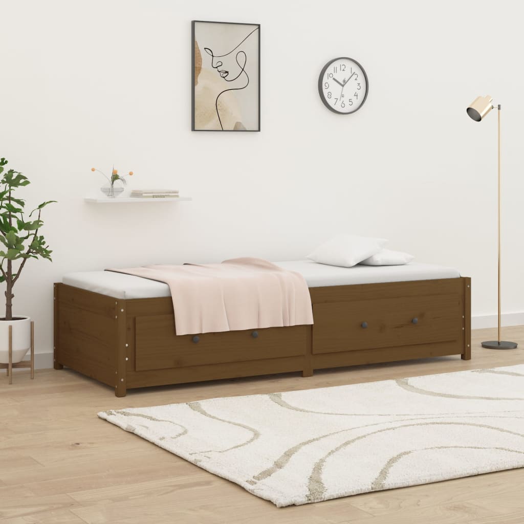 Dagseng honningbrun 90x200 cm heltre furu