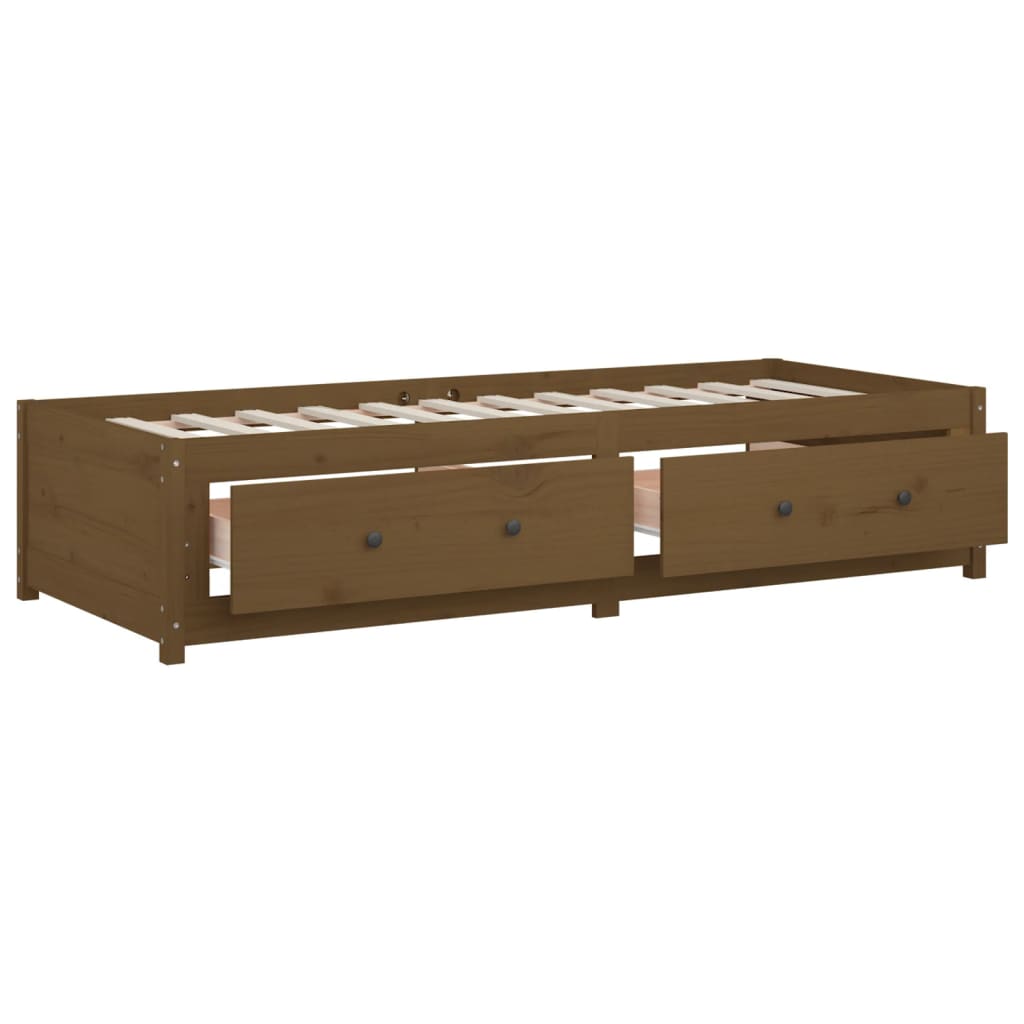 Dagseng honningbrun 90x200 cm heltre furu