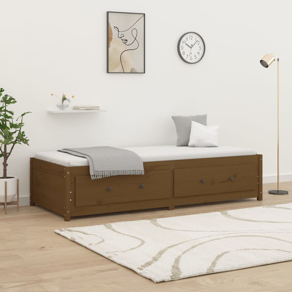 Dagseng honningbrun 90x200 cm heltre furu