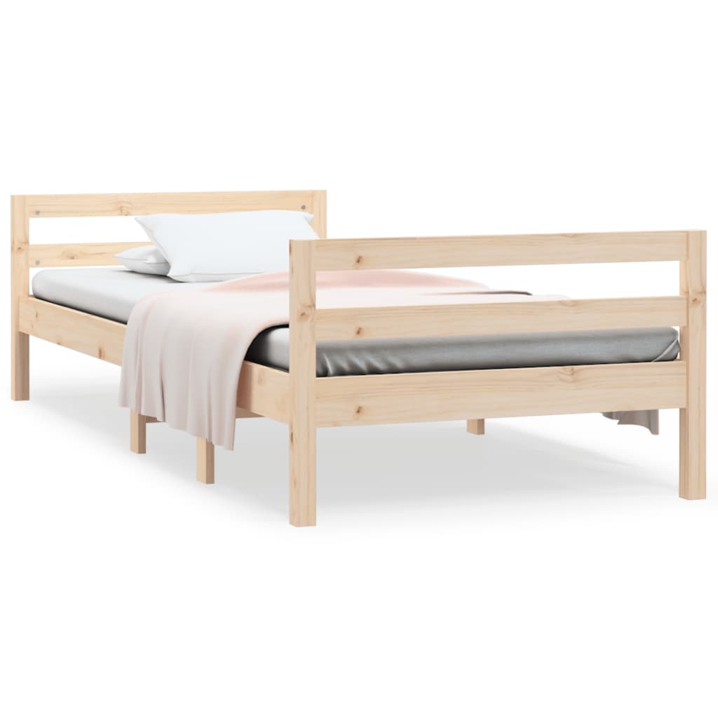 Sengeramme uten madrass 90x190 cm heltre furu