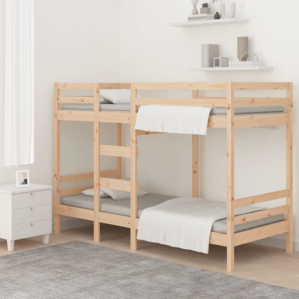 Køyeseng uten madrass 90x190 cm heltre furu