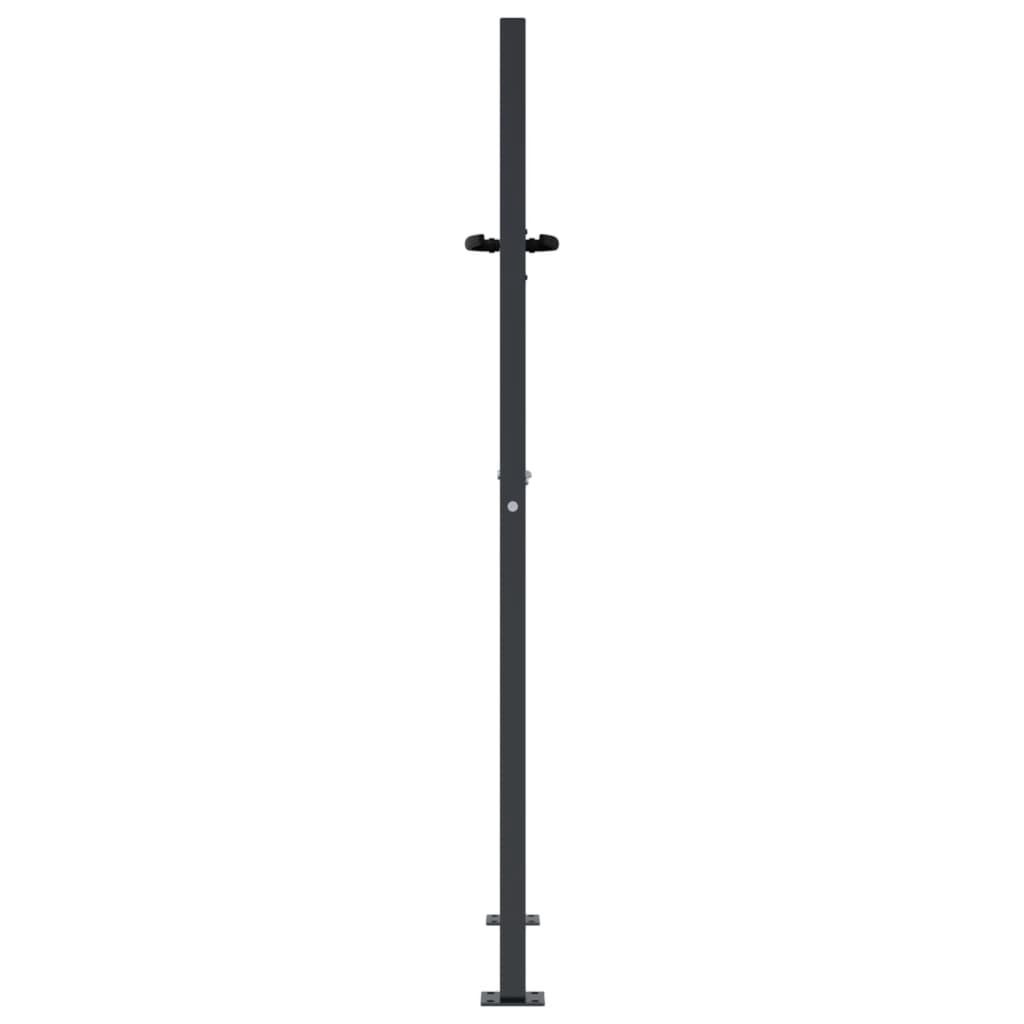 Hageport antrasitt 100x125 cm ståltredesign