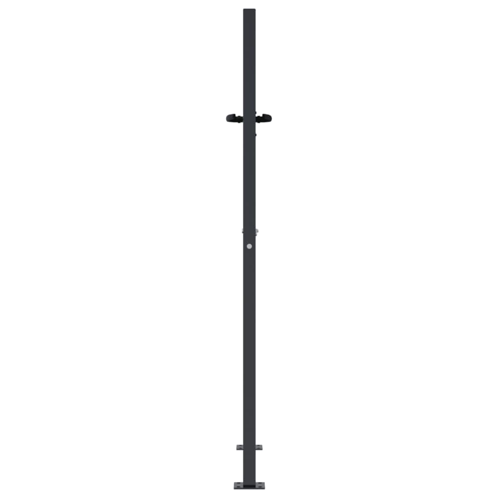 Hageport antrasitt 100x150 cm ståltredesign