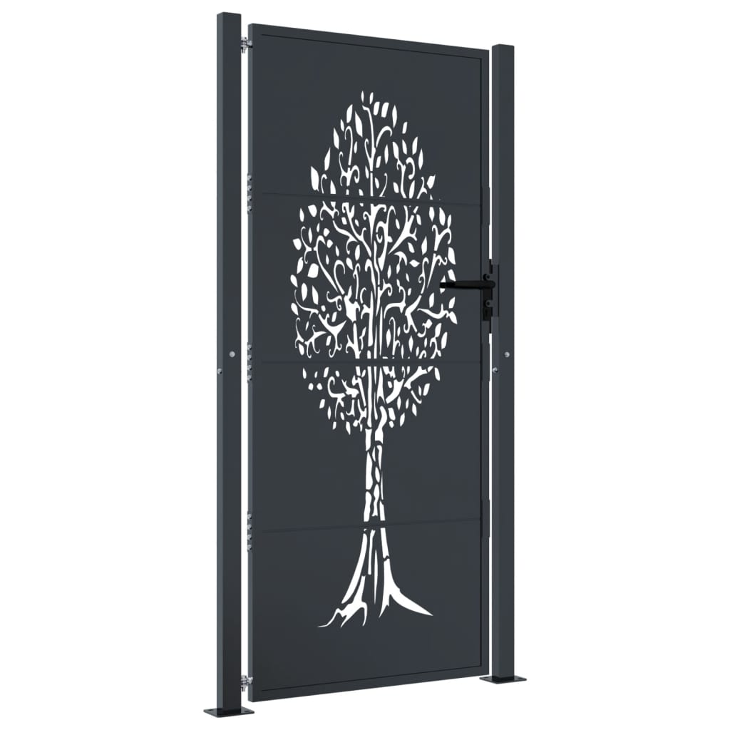 Hageport antrasitt 100x200 cm ståltredesign