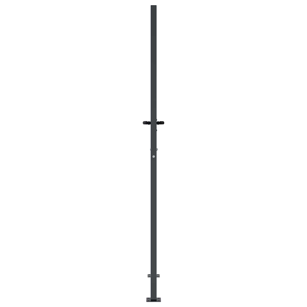 Hageport antrasitt 100x175 cm stålgressdesign