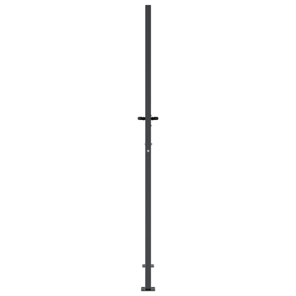 Hageport antrasitt 100x200 cm stålgressdesign