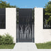 Hageport antrasitt 100x200 cm stålgressdesign