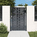 Hageport antrasitt 100x150 cm stål firkantet design