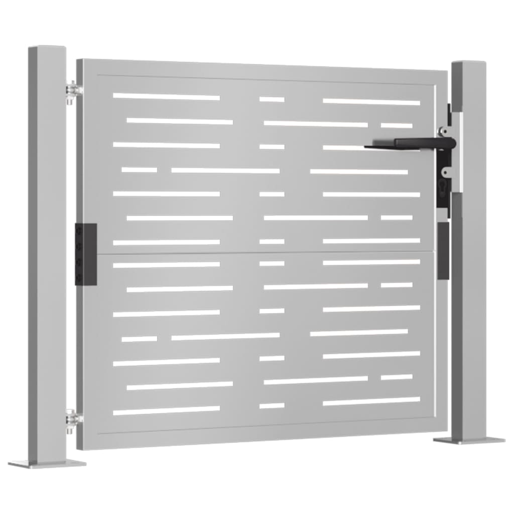 Hageport 100x75 cm cortenstål firkantet design
