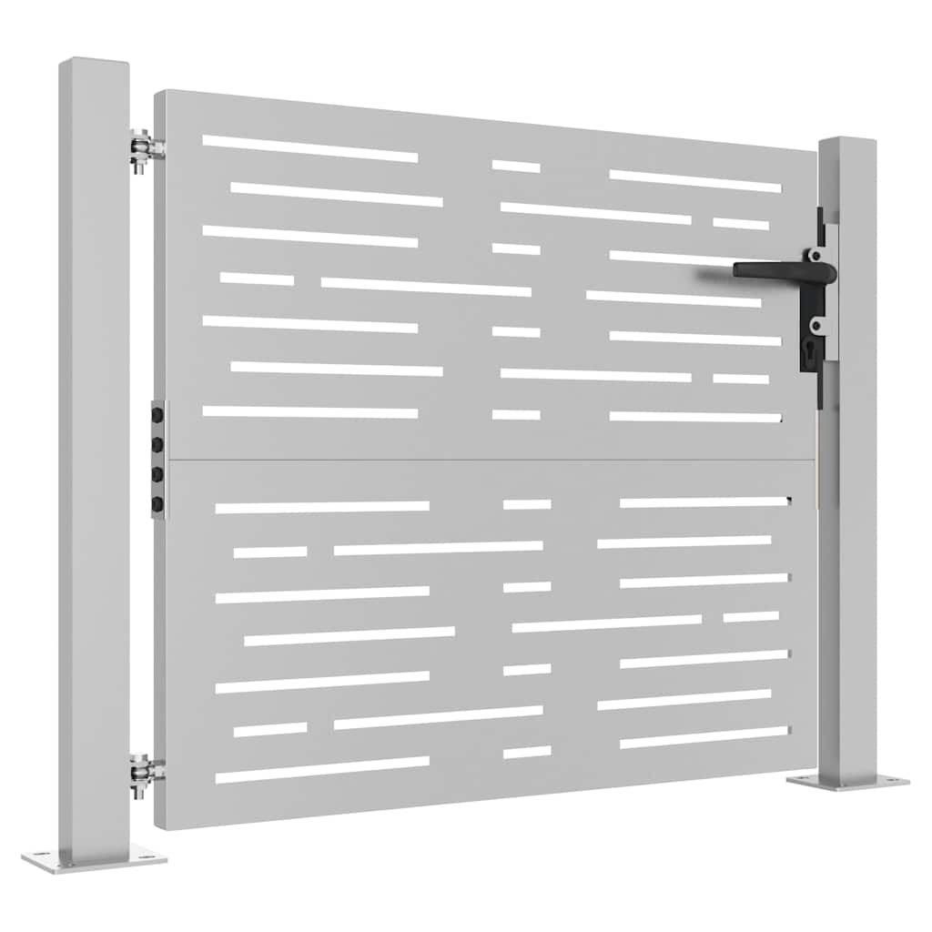 Hageport 100x75 cm cortenstål firkantet design
