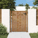 Hageport 100x150 cm cortenstål firkantet design