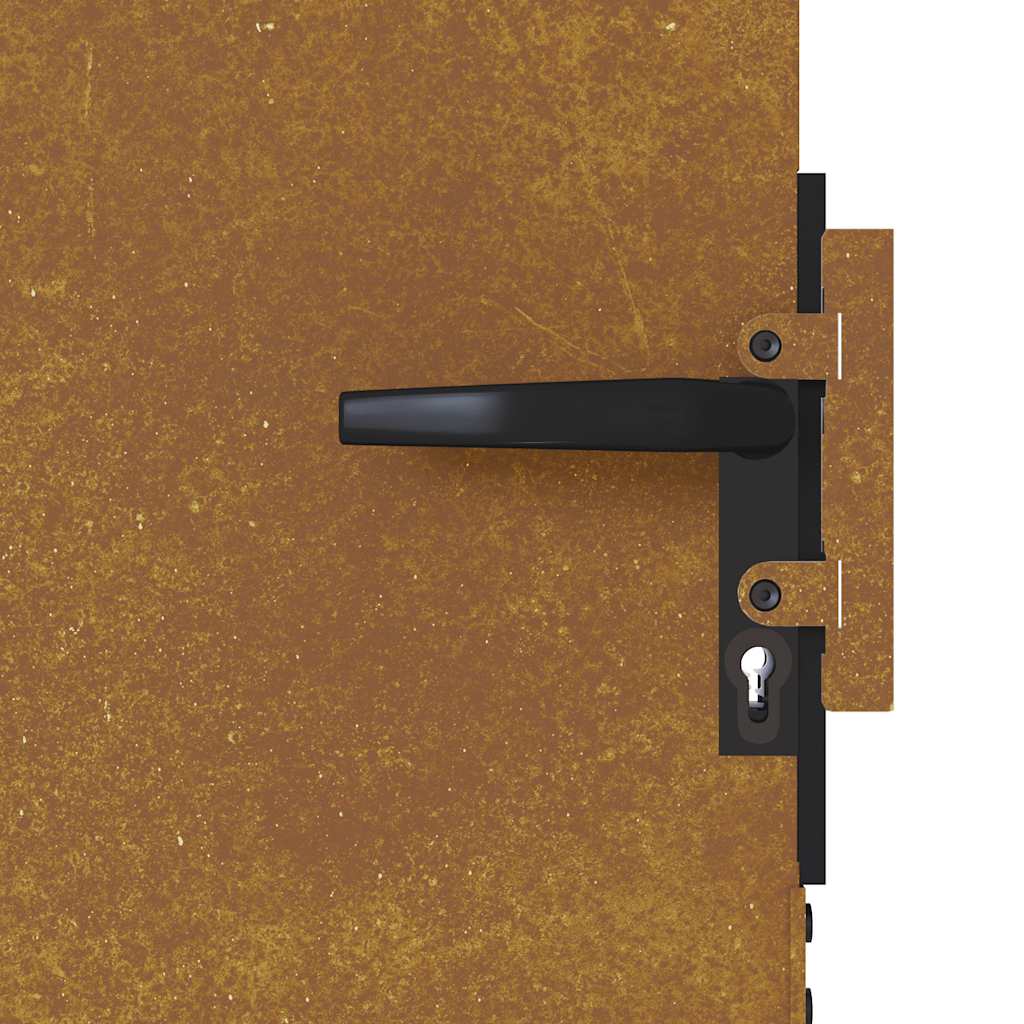 Hageport 85x75 cm cortenstål