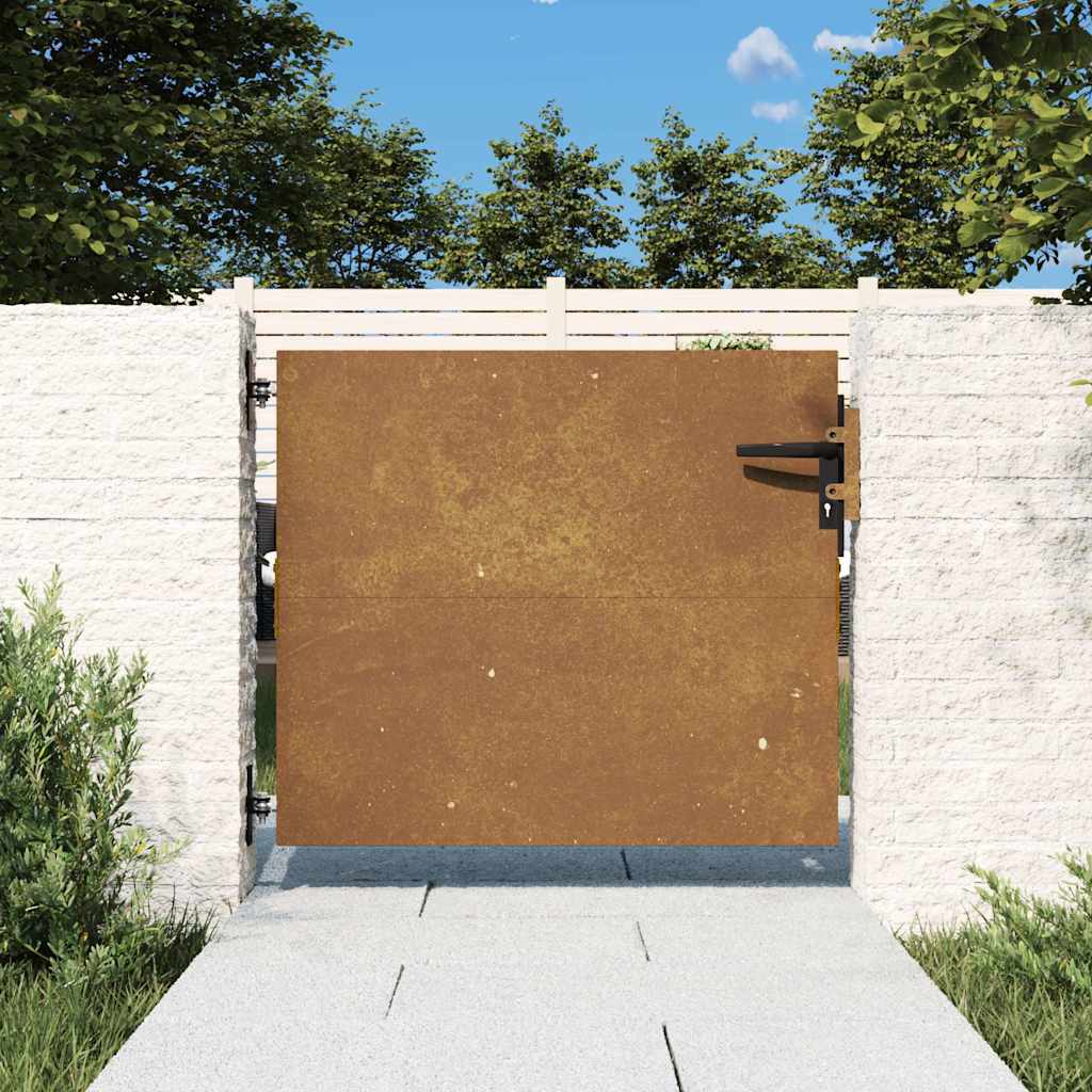 Hageport 85x75 cm cortenstål