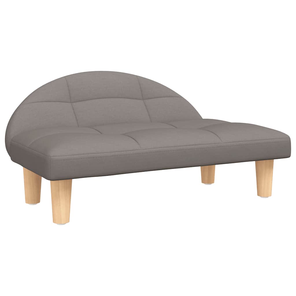Hundeseng Taupe 70x52x30 cm Stoff