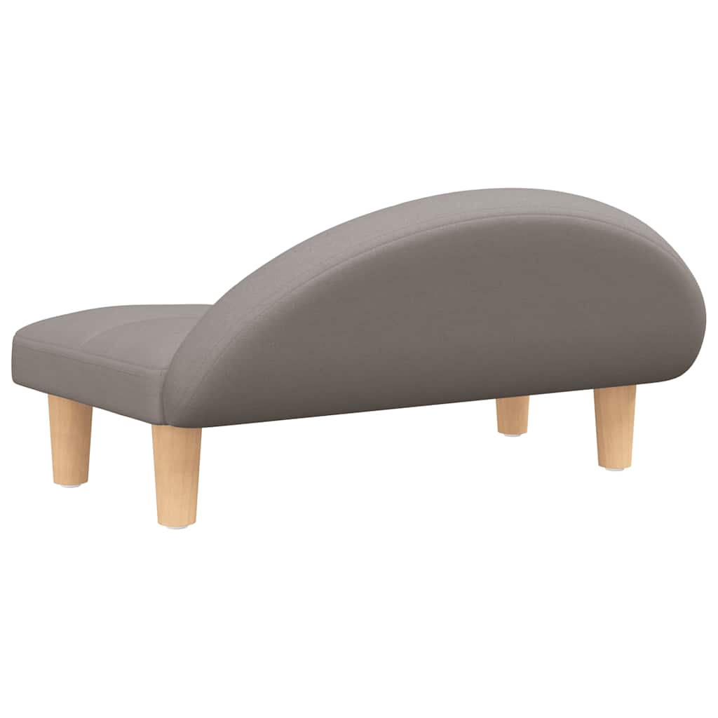 Hundeseng Taupe 70x52x30 cm Stoff