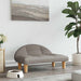 Hundeseng Taupe 70x52x30 cm Stoff