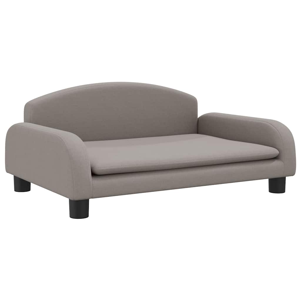 Hundeseng taupe 70x45x30 cm stoff