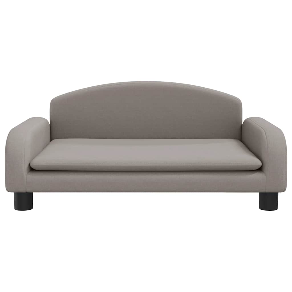 Hundeseng taupe 70x45x30 cm stoff